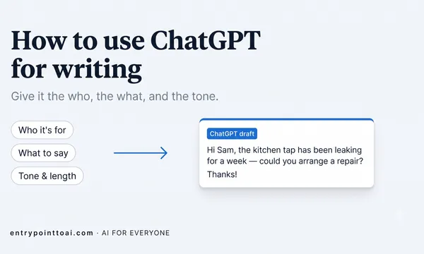 How to use ChatGPT for writing: emails, letters, and more